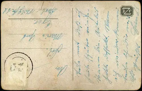 Postcard Eger Cheb Kirche 1927