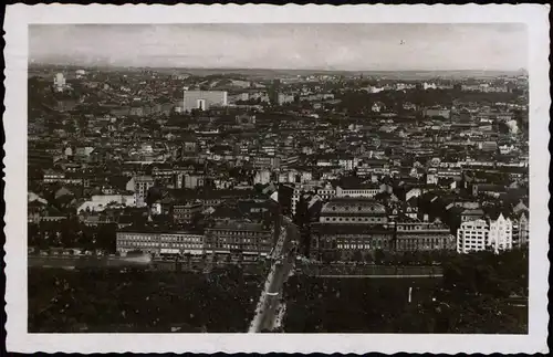 Postcard Prag Praha Blick über die Stadt - Hochhaus 1942