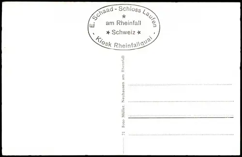 Neuhausen am Rheinfall Rheinfall Rheinfallquai Fotomontage Kiosk 1962