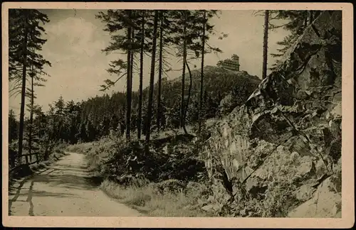 Reichenberg Liberec Jeschken (Ještěd) von der Koppenstraße 1927