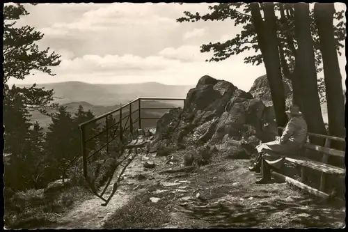 Ansichtskarte Brotterode Panorama-Ansicht Blick vom Mommelstein 1958