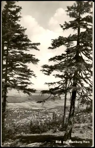 Ansichtskarte Ilsenburg (Harz) Panorama-Ansicht Harz 1956