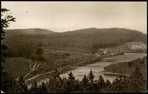 Ansichtskarte Frankenhain Lütschetalsperre in Thüringen 1966