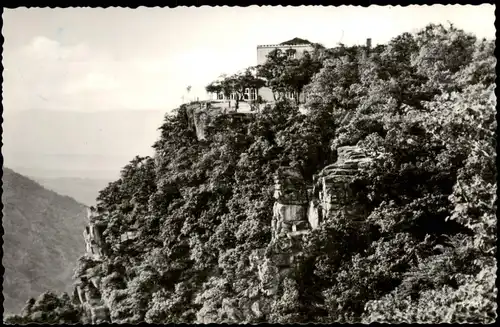 Ansichtskarte Thale (Harz) Hexentanzplatz (Bodetal) im Harz DDR AK 1966