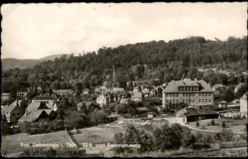 Ansichtskarte Bad Liebenstein Blick vom Panoramaweg 1959