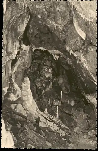 Rübeland Harz Tropfsteinhöhle Baumannshöhle Schildkrötenschlucht 1959