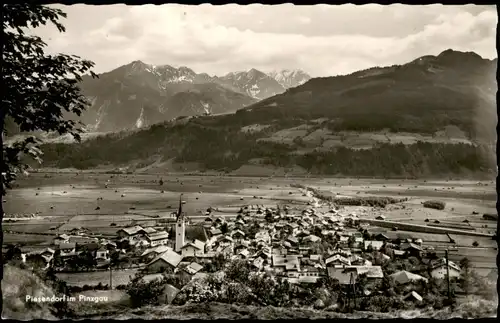 Ansichtskarte Piesendorf im Oberpinzgau Panorama-Ansicht; Ort im Pinzgau 1960