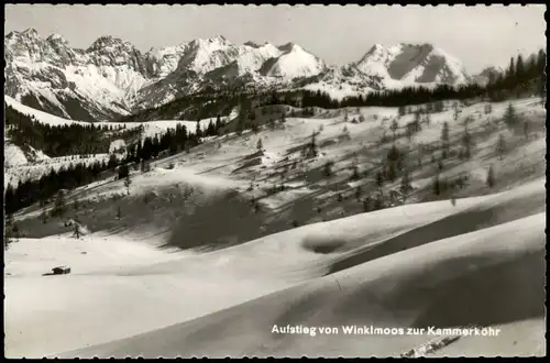Winklmoos-Alm-Reit im Winkl Aufstieg von Winklmoos zur Kammerköhr 1957