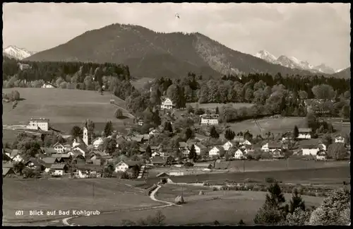 Ansichtskarte Bad Kohlgrub Panorama-Ansicht 1955