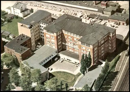 Ansichtskarte Altona-Hamburg Luftbild Schwarzkopf-Verwaltungsgebäude 1971