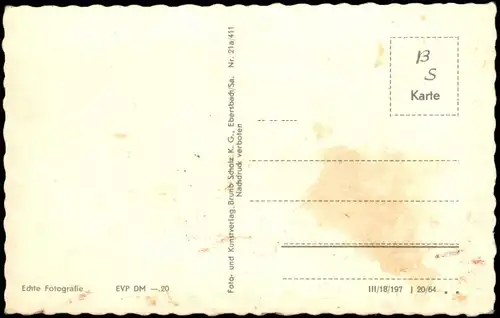 Bansin-Heringsdorf Usedom DDR Mehrbild-AK Strand Erholungsheim, Langenberg 1964