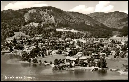 Ansichtskarte Bad Wiessee Luftbild 1966