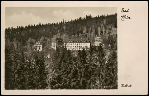 Ansichtskarte Bad Elster Panorama-Ansicht Ortsteilansicht 1956