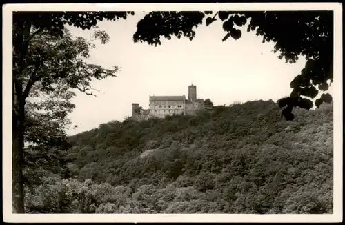 Ansichtskarte Eisenach Fernansicht der Burg Wartburg (Castle) 1958