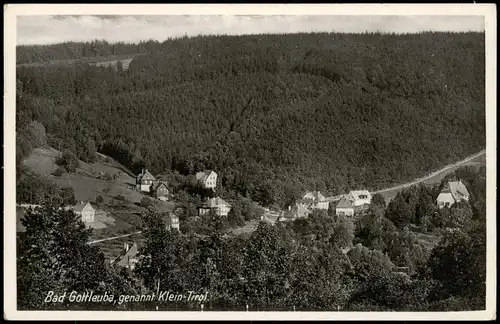 Ansichtskarte Bad Gottleuba-Berggießhübel Blick ins Tal 1934