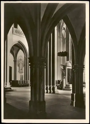 Meißen Nordteil des Lettners. Durchblick ins Hauptschiff Matthäuskapelle  1928