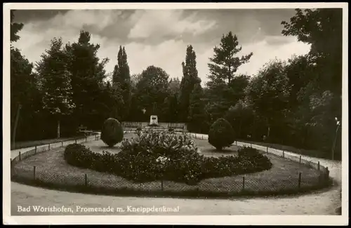 Ansichtskarte Bad Wörishofen Kurpromenade 1930