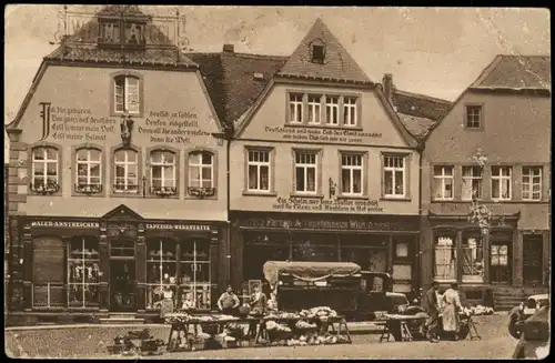 Ansichtskarte Sankt Wendel St. Wendel Häuser mit Bekenntnissprüchen 1928