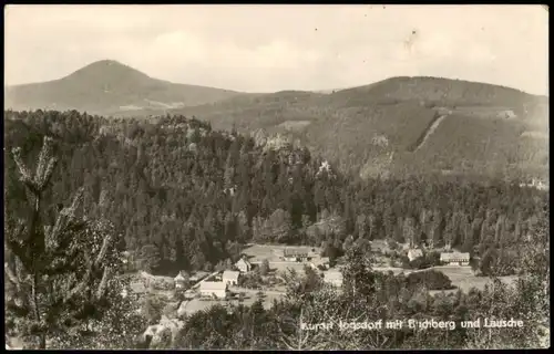 Ansichtskarte Jonsdorf Panorama-Ansicht mit Buchberg und Lausche 1968