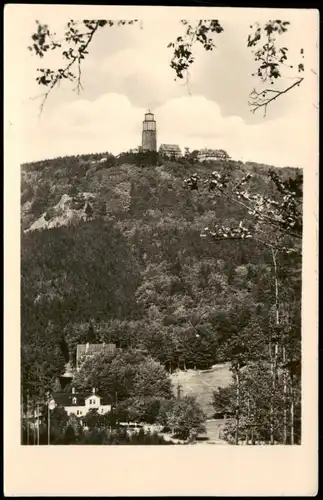 Ansichtskarte Brotterode Blick auf den Kleinen und Großen Inselsberg 1958