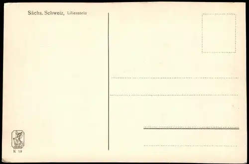 Ansichtskarte Porschdorf-Bad Schandau Lilienstein 1928