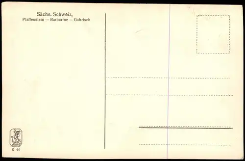 Pfaffendorf-Königstein (Sächsische Schweiz) Barbarine - Bergsteiger 1926