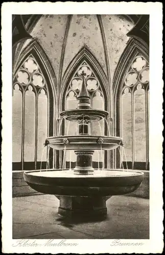 Ansichtskarte Maulbronn Kloster - Brunnen 1932
