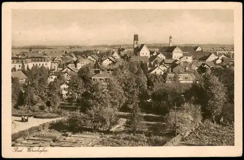 Ansichtskarte Bad Wörishofen Blick über die Stadt 1926