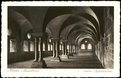 Ansichtskarte Maulbronn Kloster Maulbronn Laien-Refektorium 1928