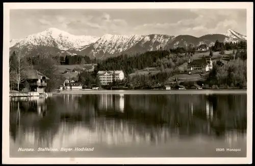 Ansichtskarte Murnau Stadtblick 1937