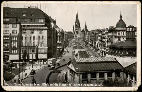 Ansichtskarte Schöneberg-Berlin Tauentzienstraße 1942