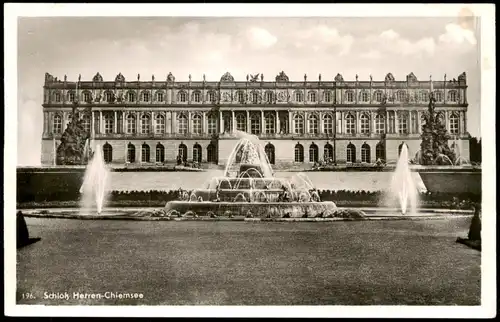 Ansichtskarte Chiemsee Schloss Herren-Chiemsee Herreninsel mit Schloss 1951