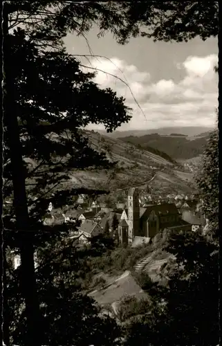 Ansichtskarte Alpirsbach Blick auf das Kloster im Schwarzwald 1964