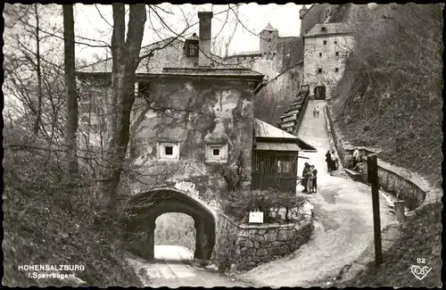 Ansichtskarte Salzburg Festung Hohensalzburg Sperrbogen 1960