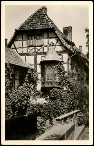 Ansichtskarte Eisenach Wartburg Gebäude-Teilansicht 1957