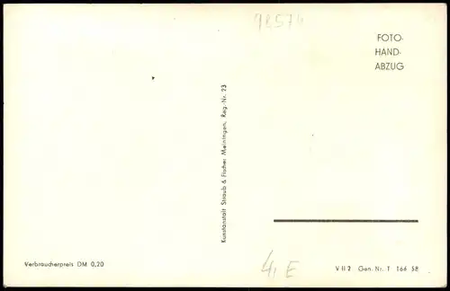 Ansichtskarte Schmalkalden DDR Mehrbildkarte mit 4 Stadtteilansichten 1958