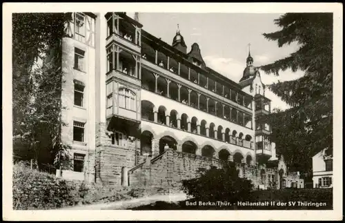 Ansichtskarte Bad Berka Heilanstalt des SV Thüringen 1957