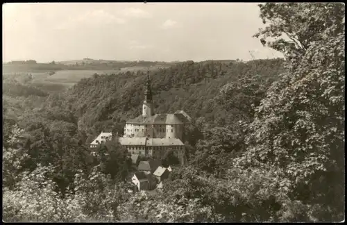 Ansichtskarte Weesenstein (Müglitz) Schloß Weesenstein im Müglitztal 1958