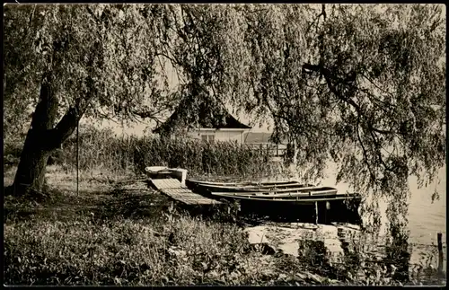 Ansichtskarte Schwerin Partie am FDGB-Erholungsheim Pierre Semard 1957