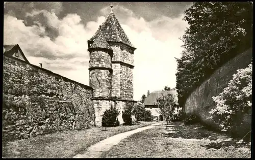 Ansichtskarte Schmalkalden Kristallturm am Zwinger zur DDR-Zeit 1964