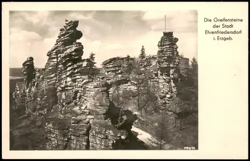 Ansichtskarte Ehrenfriedersdorf Greifensteine im Erzgebirge 1961