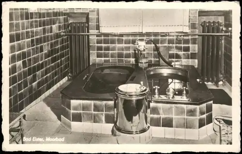 Ansichtskarte Bad Elster Moorbad Einrichtung 1952