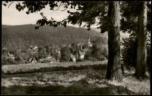 Ansichtskarte Bad Elster Panorama-Ansicht Teilansicht 1957