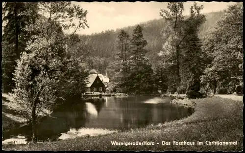 Ansichtskarte Wernigerode Das Forsthaus im Christianental zur DDR-Zeit 1961