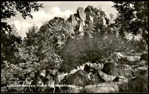 Ansichtskarte Ilsenburg (Harz) Umland-Ansicht Paternosterklippen 1965