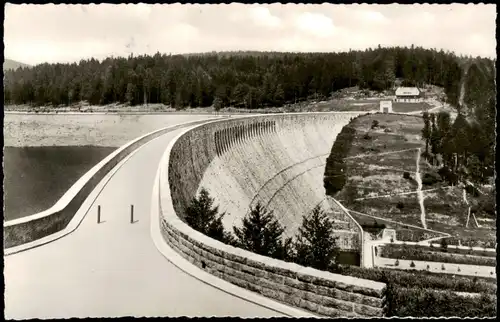 Ansichtskarte Forbach (Baden) Schwarzenbach-Talsperre 1962