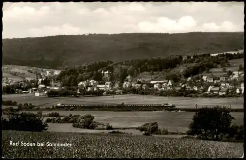 Ansichtskarte Bad Soden-Salmünster Stadtpartie 1960