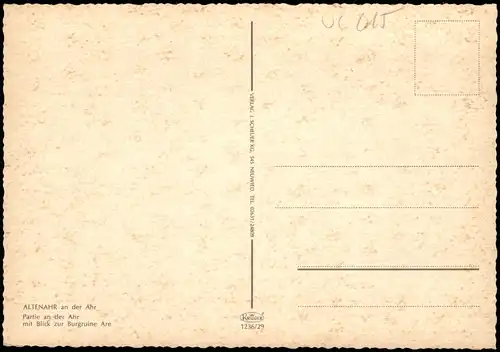 Ansichtskarte Altenahr Partie an der Ahr - Stadtpartie 1976