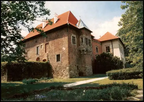 Postcard Dębno (Brzeski) Zamek/Burg vom Ende des 15. Jahrhunderts. 1999