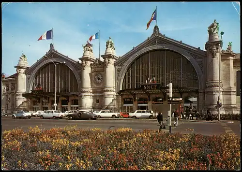 CPA Tours La Gare Bahnhof 1988  gel. Par Avion